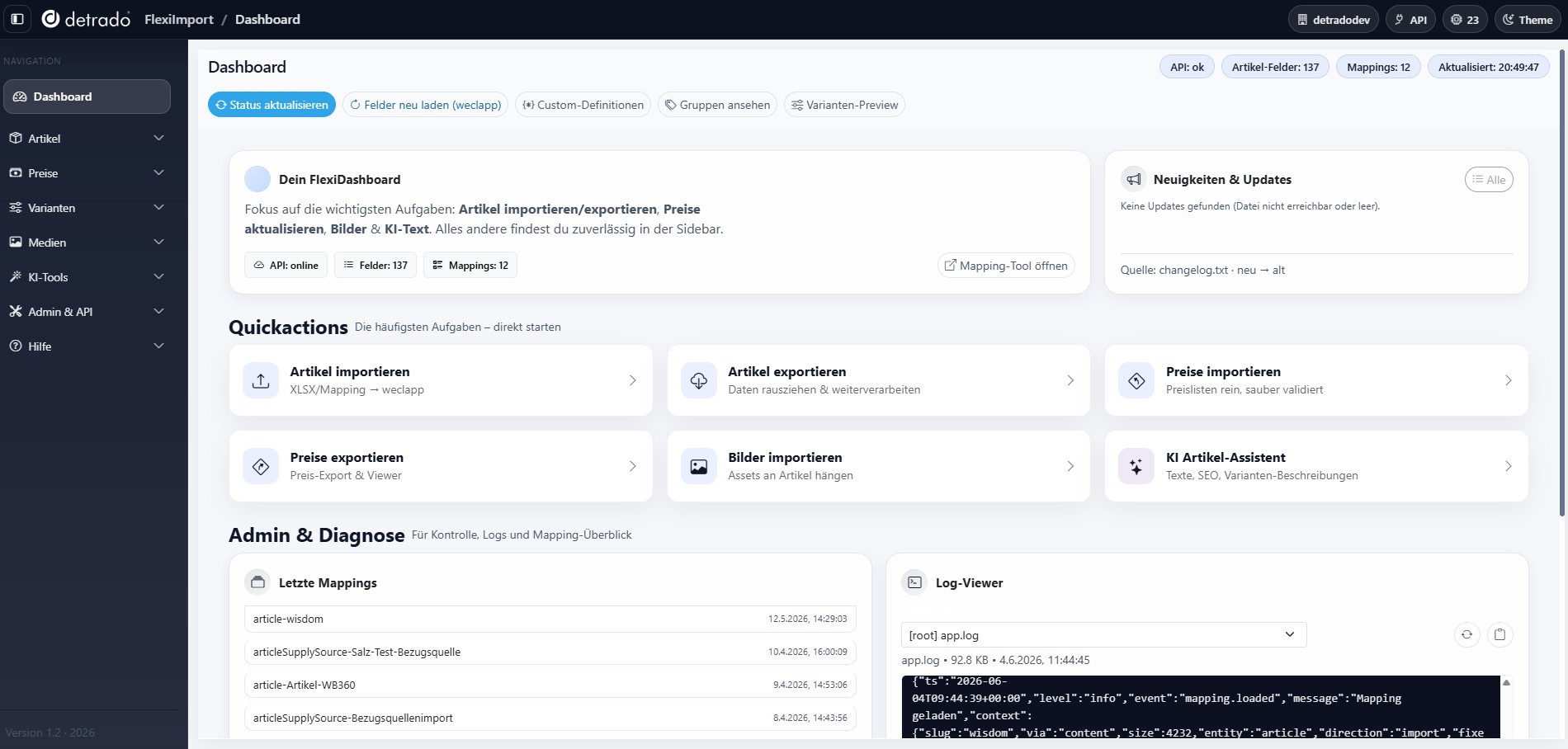FlexiImport Mapping-Tool
