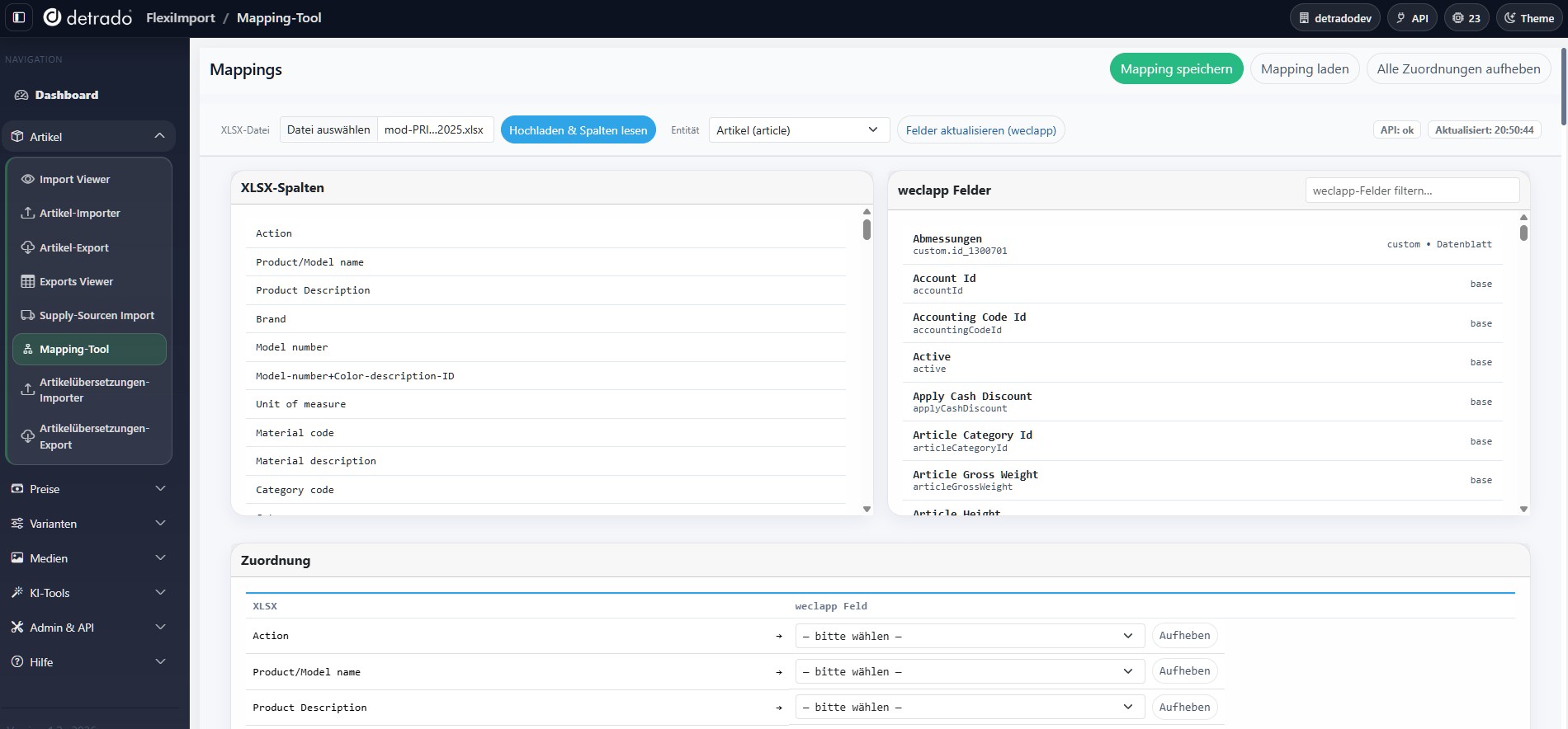 FlexiImport Import Viewer